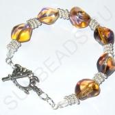 Браслет из проволоки в технике Wire Wrap